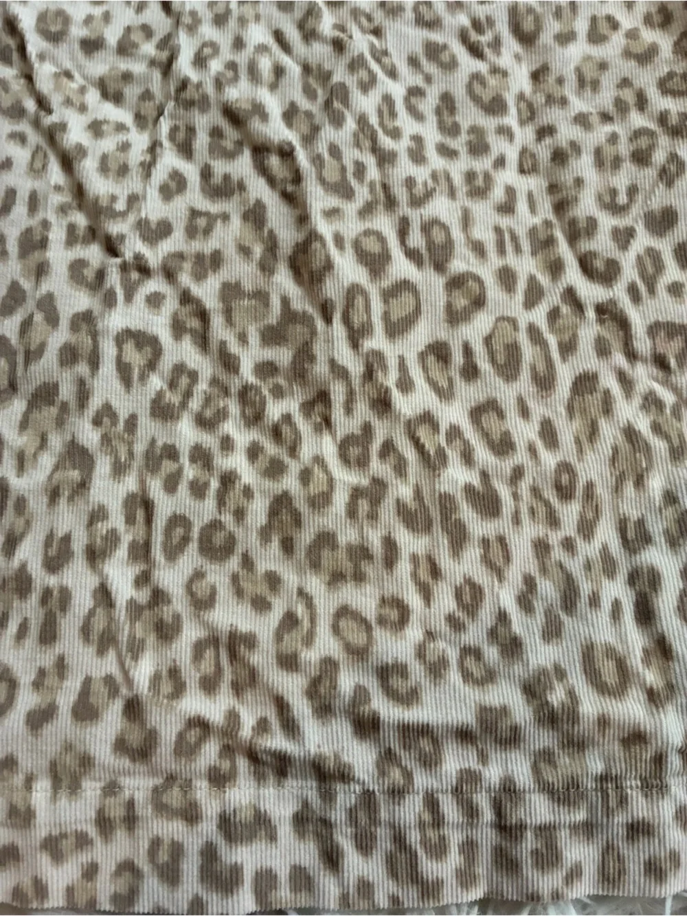 Baby Gap 100% Cotton Animal Leopard Print Corduroy Dress Toddlers Girls 4 Tan